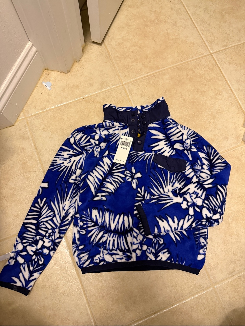 Unisex Polo Ralph Lauren kid boy 8-10 Fleece Pullover Sweater - Cozy